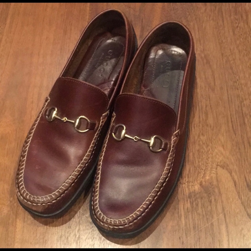 Men’s Gucci horse-bit loafers